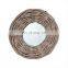 Classic Rattan Round Shaped Frame Woven Mirror for Wall Decor Handmade Decorative Wicker Vietnam Manufacturer