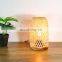 Traditional Bamboo Table Lamp Boho Bedroom Bedside Lighting Decorative Room Vietnam Manufacturer