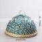 Hot Sale Bamboo Food Cover Tray With Dome Mesh Supplier