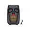 ZQS1492 sell well portable 4-inch speaker 5W power wireless bluetooth speaker with colorful lights