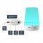 Bt5.0 and wifi smart white noise sound machine, Support touch control voice control. smart night light with music