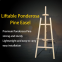 21*28cm Top selling promotion Mini Natural Color Wood Display Easel For Painting Craft