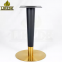 Morden Design Hot Sale Gold Stainless Steel Table Leg Melamine Table Top for Restaurant Cafe Dining Use