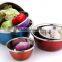 High quality Stainless Steel Mixing Bowl Salad Bowl Color bow with Paint