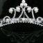 crystal bridal wedding crown with pearl hair comb tiaras, fashion wedding crown