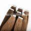 100% european hair invisible tape in hair extensions