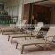 Outdoor Beach Sun Lounger Set Rattan Furniture