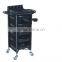 Good quality China supplier cosmetic hair salon tools trolley storage rolling cart