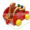 Super High Quality Wooden Hot Selling Poko Poko Bear Drum, Kids Music Toys