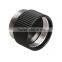 Black Extension Flashlight Tube Joint Adapter Flashlight Extender for Flashlight 18650