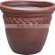 decorative balcony shallow ceramic terra cotta flower pots bulk