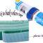 Plastic hook and nylon loop back to back double side hook and loop straps