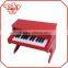 Mini Red Upright Toy Piano Wooden Piano For Children