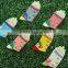 cartoon design multicolor fashion cotton socks for girls and women