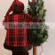 XM-A6002 20 inch lighted forest santa hugging 24 inch tree for christmas decoration