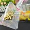 wholesale custom printed clear three side sealing vacuum bags for food packaging