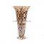 Wholesale Shinnig Golden cone crackle glass mosaic vase                        
                                                Quality Choice