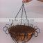 Iron Cone-shaped Hanging Basket with Coco Liner