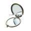 diameter 7cm fancy decorated round metal makeup mirror