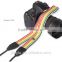 11 styles Universal Colourful Ribbon Pattern D-SLR Camera Strap Shoulder Neck Strap Grip