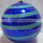 20CM Good Quality Plastic Ball With Hand Painting Big Plastic Bauble