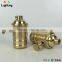 CE E27 Brass metal ball pendant lamp socket with switch