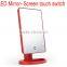 New Arrival 360 Degree Rotating Desktop 16LED Light Makeup Mirror rechargeable