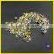 Cheap white color glass rhinestone point back for alphabet letter