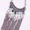 statement necklace The exaggerated personality half round tassel necklace GJ-091