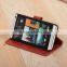 PU card slot leather case For HTC One M7