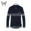 Custom made black wholesale slim fit tailor made shirt for men free sample