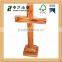 2016 year china factory FSC custom birch wooden gift cross