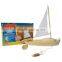 Intellectual model toys wooden boats