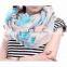 rose flower printing most popular blend infinity scarf cotton