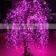 New Arrival Large Outdoor White Artificial Led Lighted Christmas Weeping Willow Tree