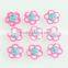 Wholesale Fashion Decorative Flower Shape Pink and Cream Buttons S02319