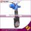 Motorized knife gate valve
