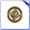 Custom antique brass enamel irregular coins