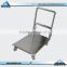 High Quality Hospital Mobile Stainless Steel Tray Rack Trolley