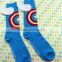 fashion Captain America with wings knitted cotton SOCKS