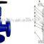 DIN Angle Pattern Bellows Sealed Globe Valve