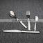 silver custom flatware set round handle german flatware for hotel and restaurant household gift dealer and wholesale