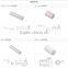 Standard Split Ceramic fiber optic Sleeve/Zirconia Ceramic Tube For Fiber