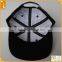 Custom 6 panel sublimationfloral leather strap snapback baseball caps