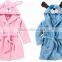 Washable Customized Plain Dyed Wholesale Kids Spa Robes