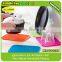 Novelty Shape Stylish Button Silicone Rubber Coaster for Tea Cup