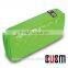 Green 64 Capacity PU Leather Cover DVD Case CD Holder personalized cd case multi disc dvd cases