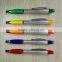 Personalized novelty mulitcolor ball advertising highlighter pen