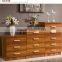 Drawer structure living room furniture wood cabinet corner