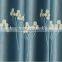 dandelion embroidered pattern blackout curtain for living room